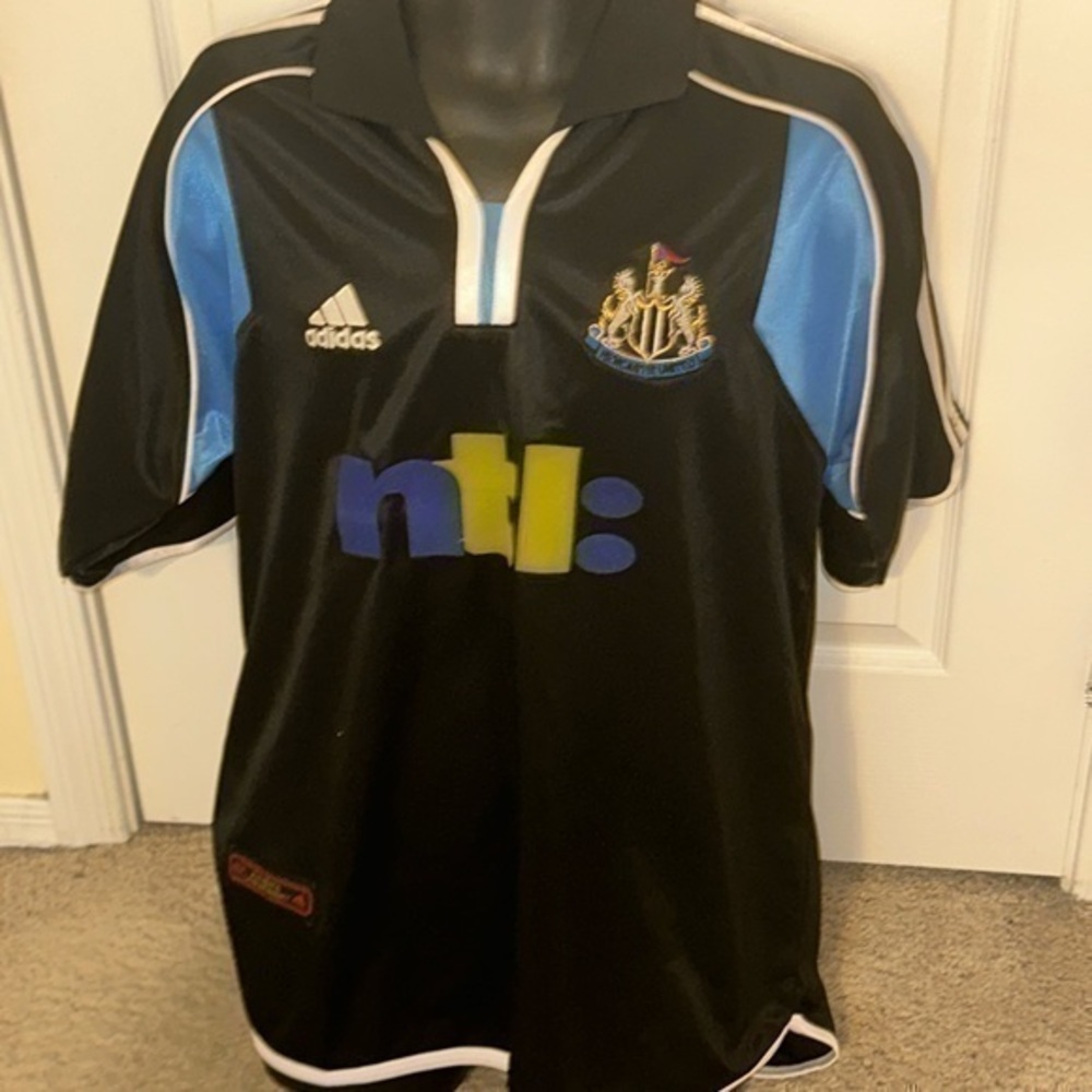 Newcastle United Jersey 2000 2001 Away Size XL retro Adidas authentic